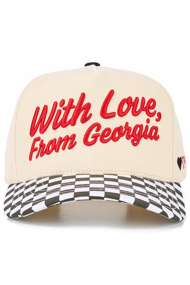 With Love, From Georgia Embroidered Baseball Cap