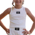 LM-KTK-1000 WHITE KIDS SOLID TANK: WHITE