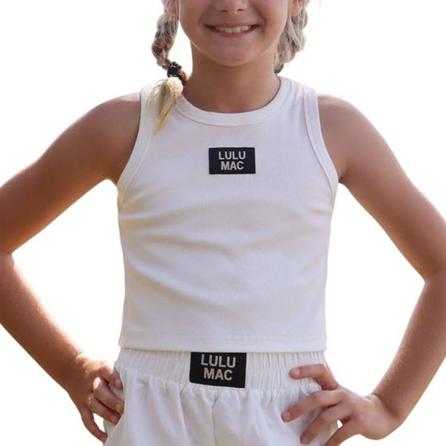 LM-KTK-1000 WHITE KIDS SOLID TANK: WHITE