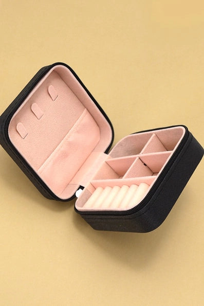 Jewelry Organizer Travel Box Case - Black