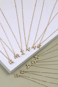 Balloon Bubble Personalized Initial Necklace - T