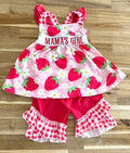 Mama's Girl Strawberry Short Set