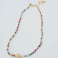 CN4369 Cross Pendant Necklace: Multi 15