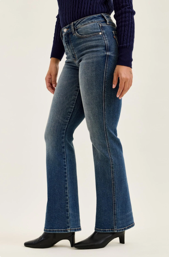 Judy Blue Mid Rise Daisy Bootcut Jeans
